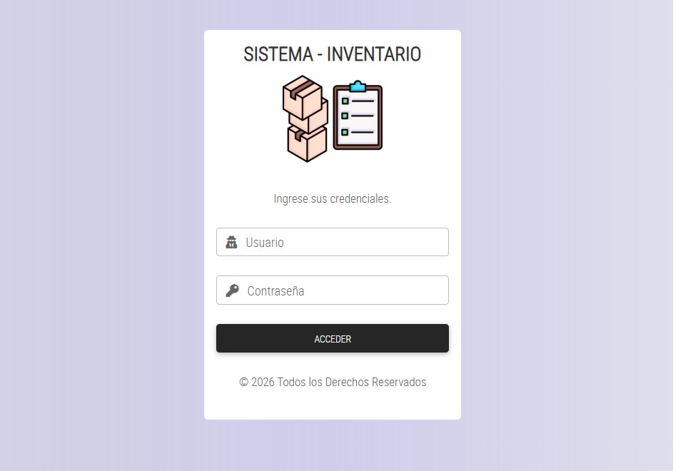 Sistema de Inventario