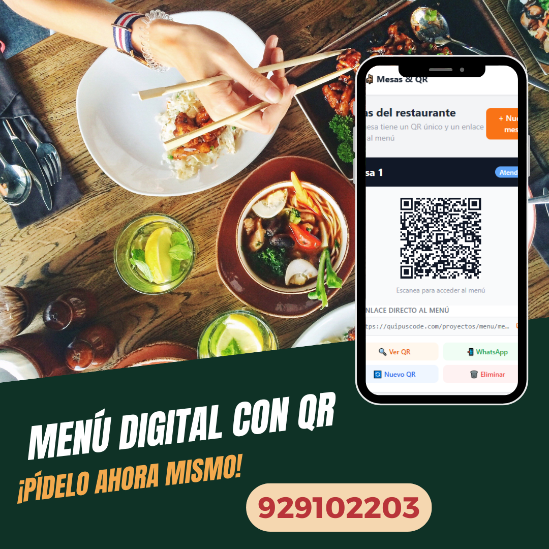 Carta Digital  - QR