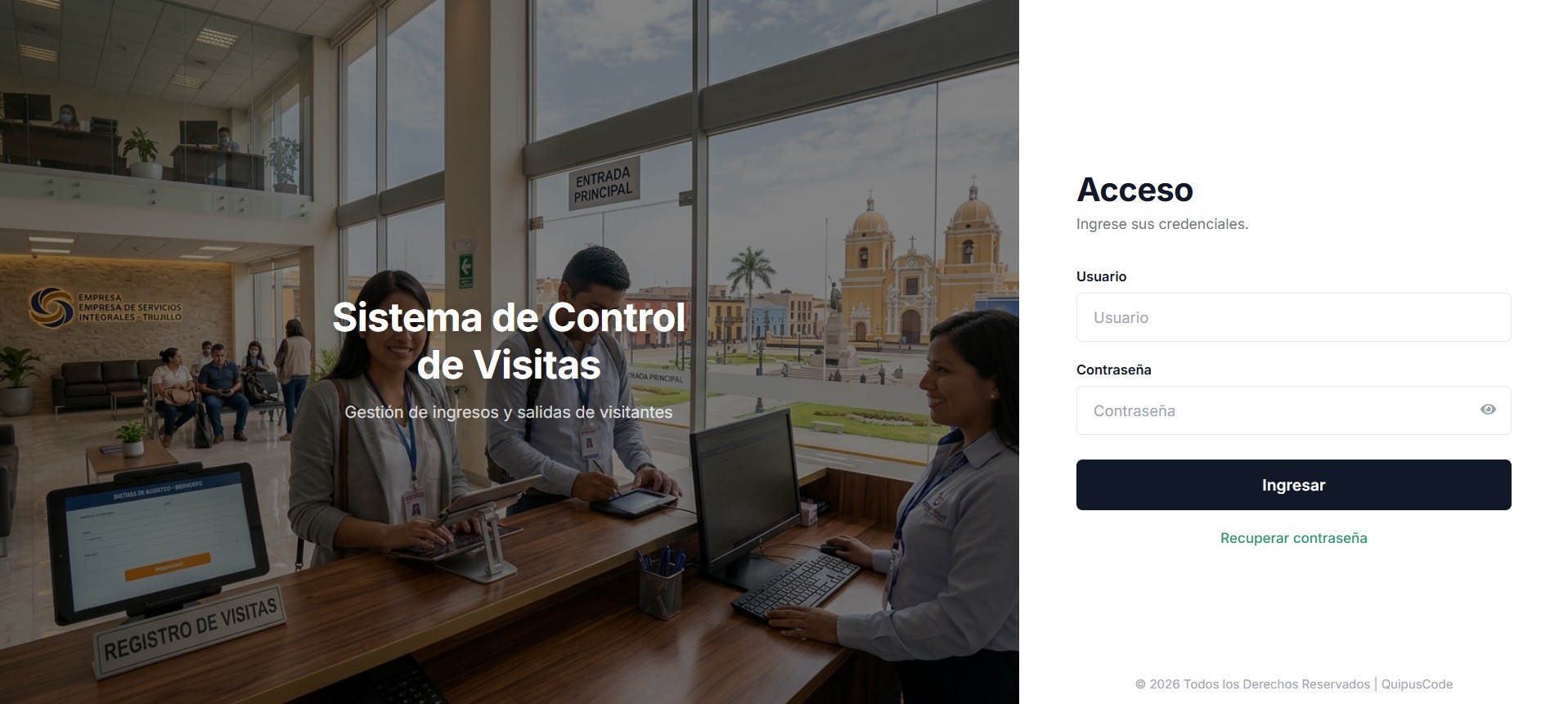 Sistema de Control de Visitas